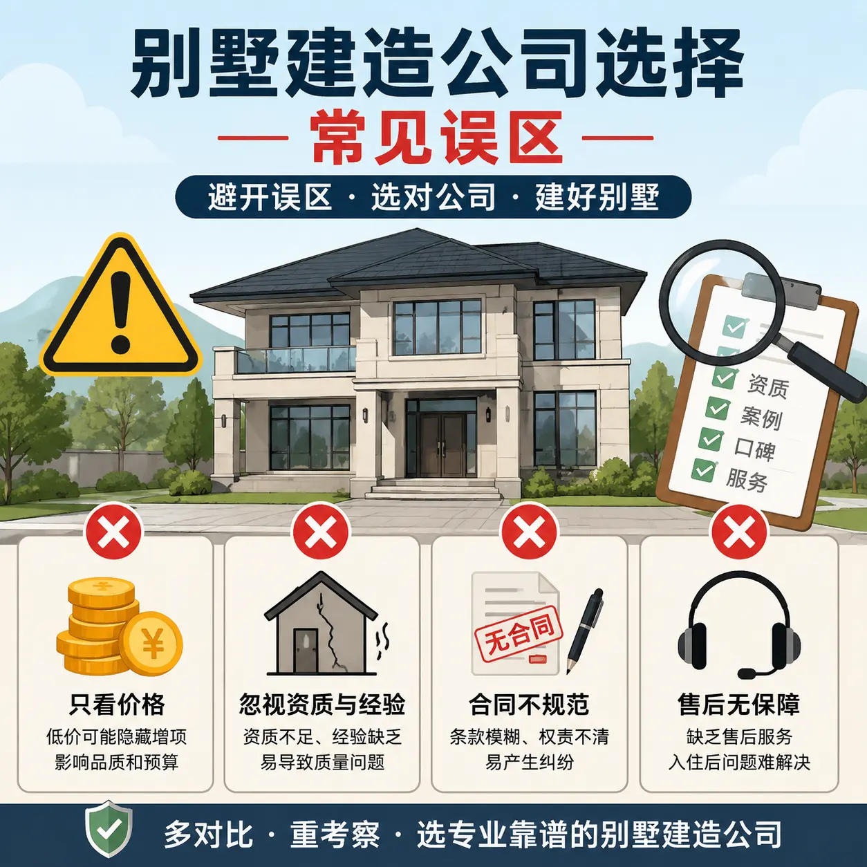 西秀 别墅建造公司推荐:了解市场行情与服务内容