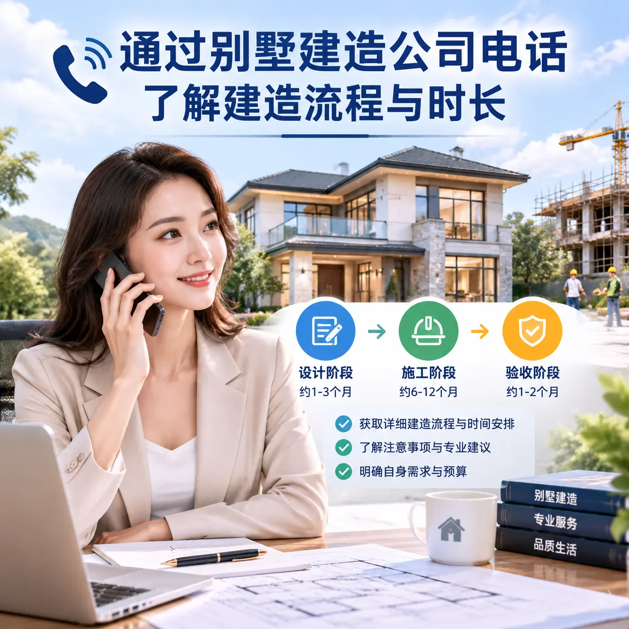 通过别墅建造公司电话了解建造流程与时长