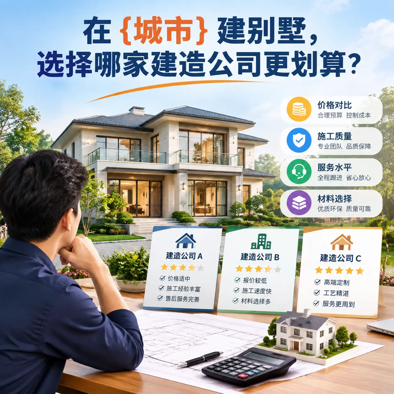 在 西秀 建别墅，选择哪家建造公司更划算？