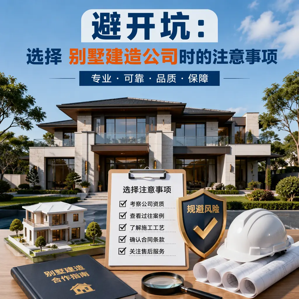 避开坑：选择 西秀 别墅建造公司时的注意事项