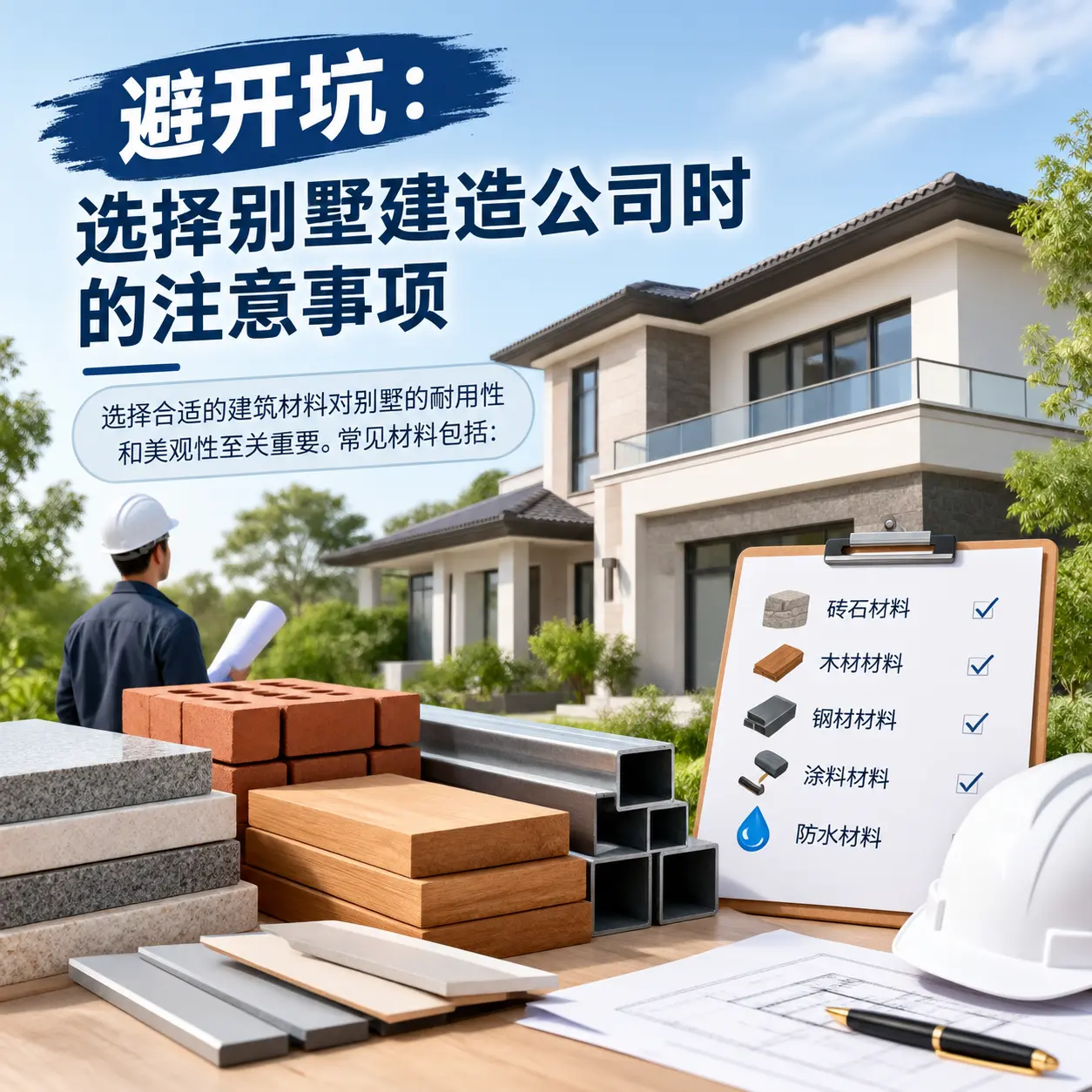避开坑：选择 西秀 别墅建造公司时的注意事项