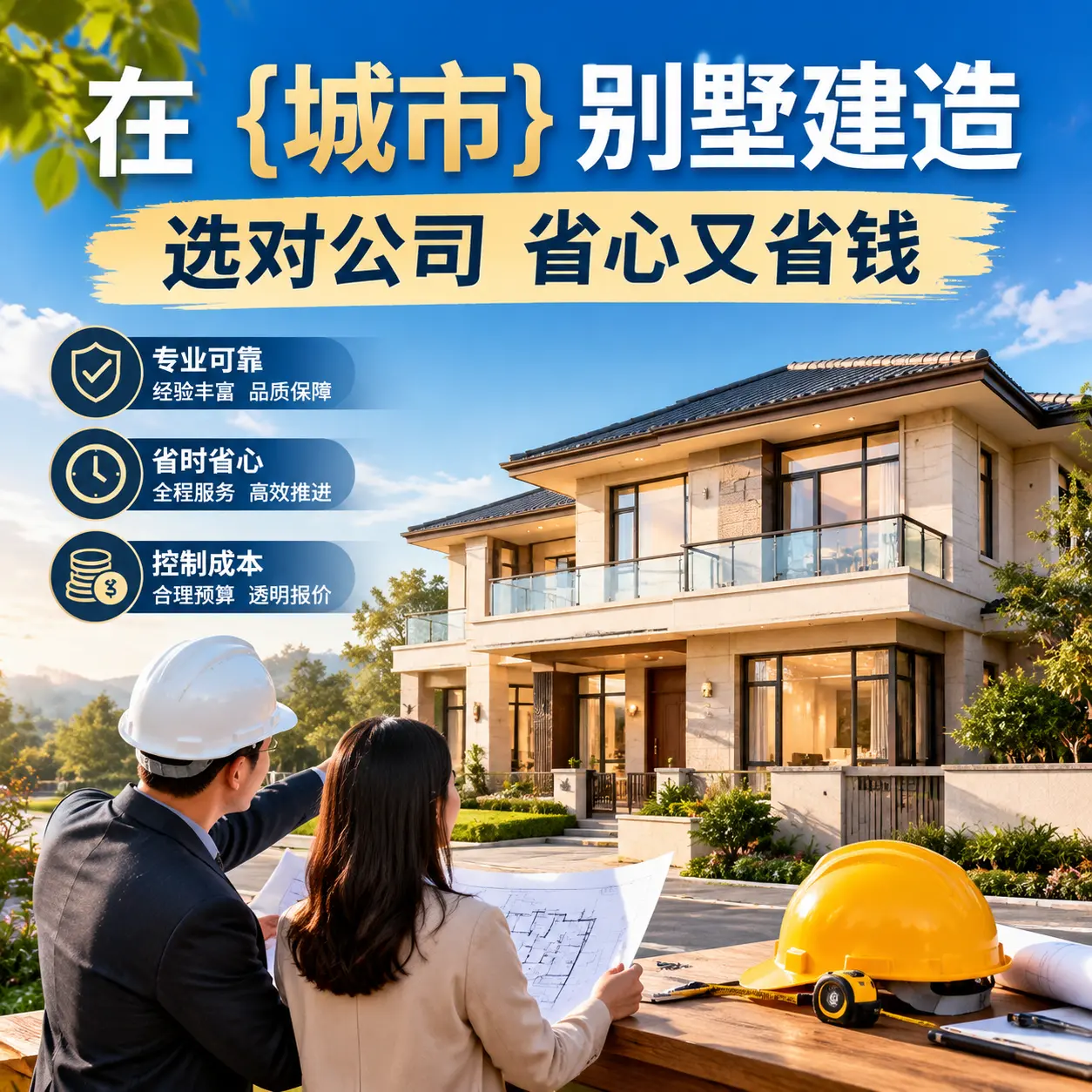 在 西秀 别墅建造,选对公司省心又省钱