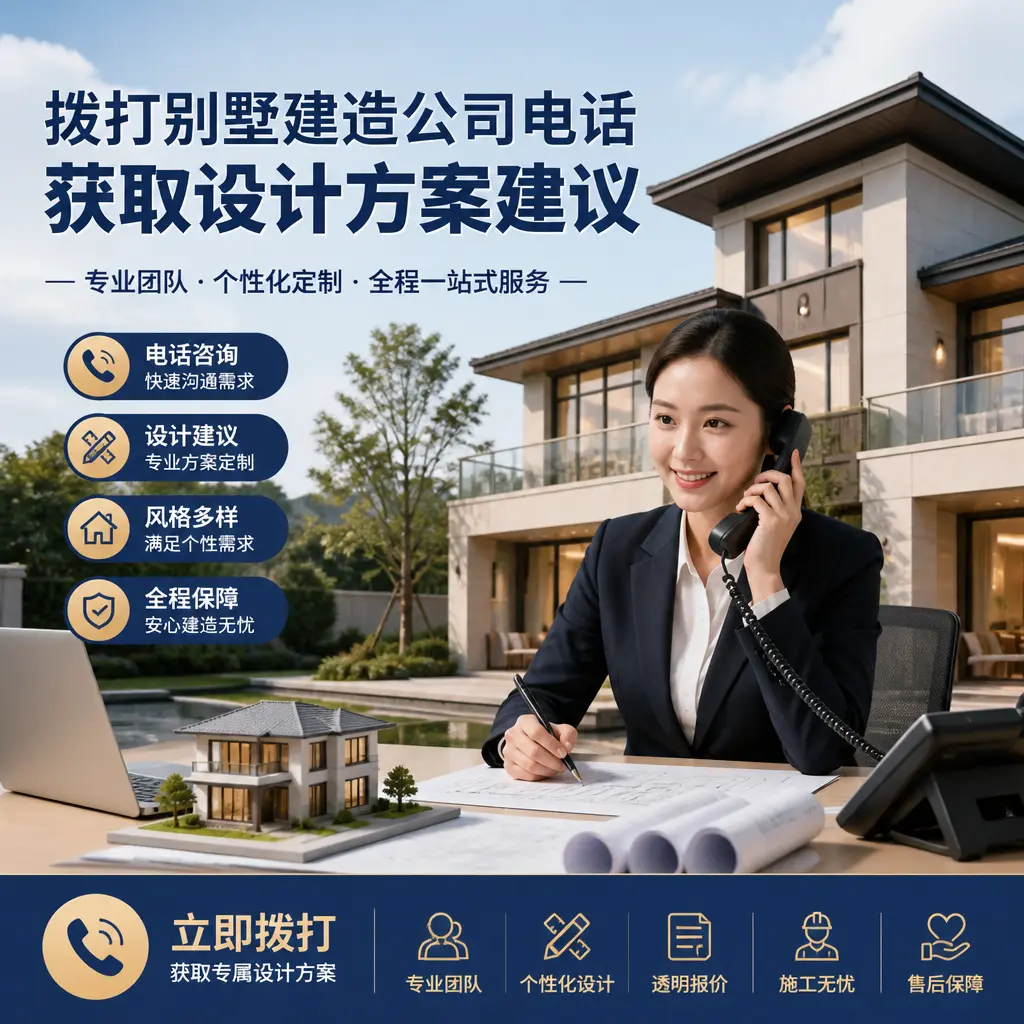 拨打西秀别墅建造公司电话，获取设计方案建议