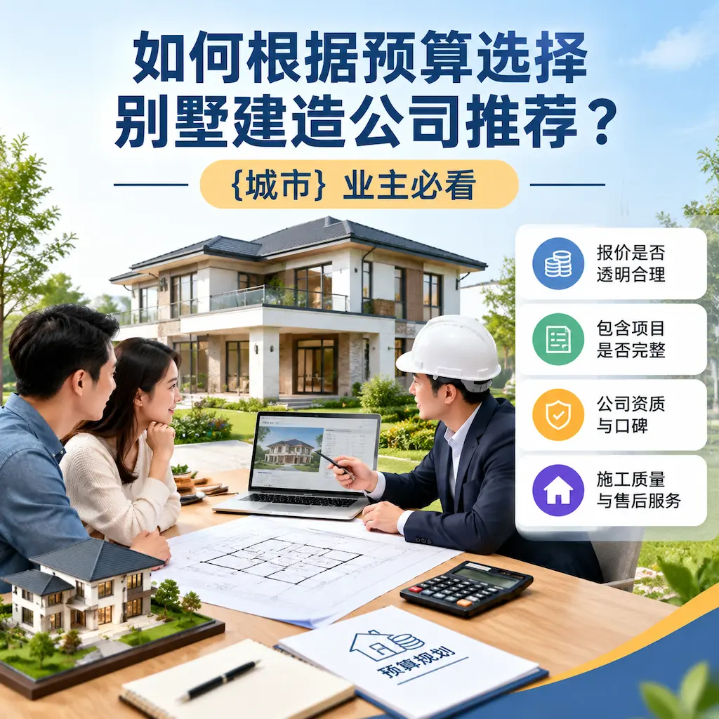 如何根据预算选择别墅建造公司推荐? 西秀 业主必看