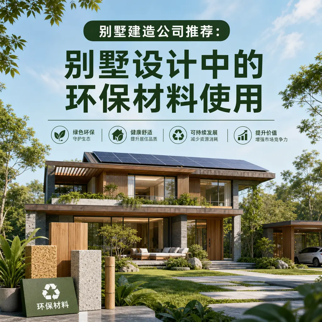 别墅建造公司推荐： 西秀 别墅设计中的环保材料使用
